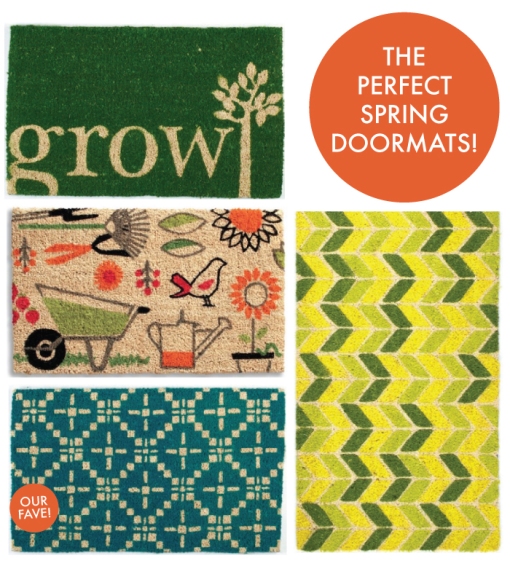 Spring Doormats | the white dahlia